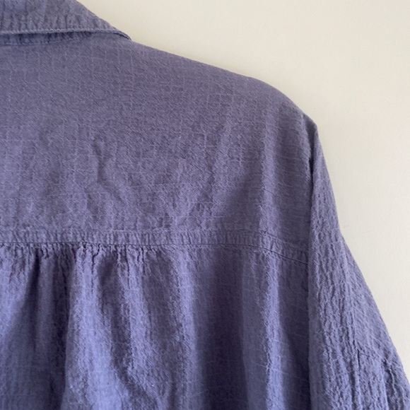 Free People Puckered Check Lover Her Madly Top - Picture 12 of 13